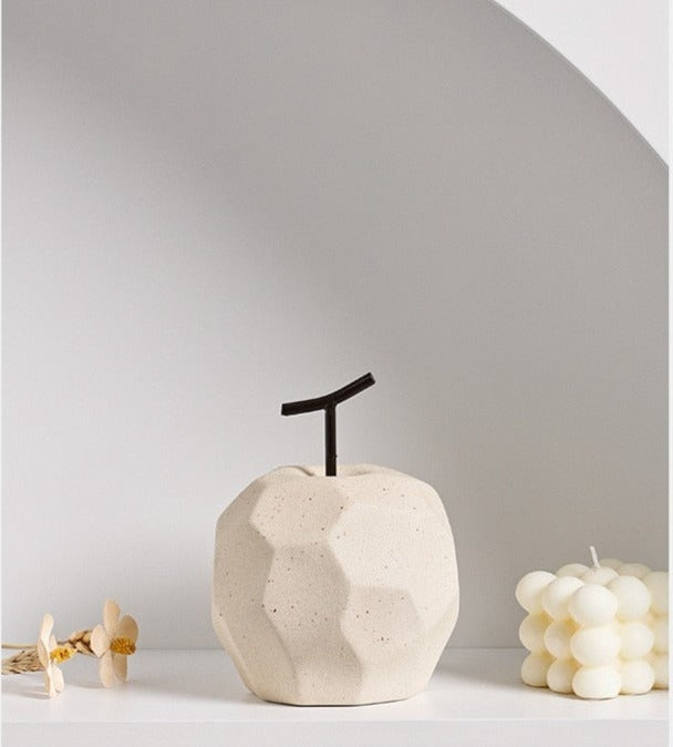 ROBINN Ceramic Apple or Pear Art Decorative Sculpture