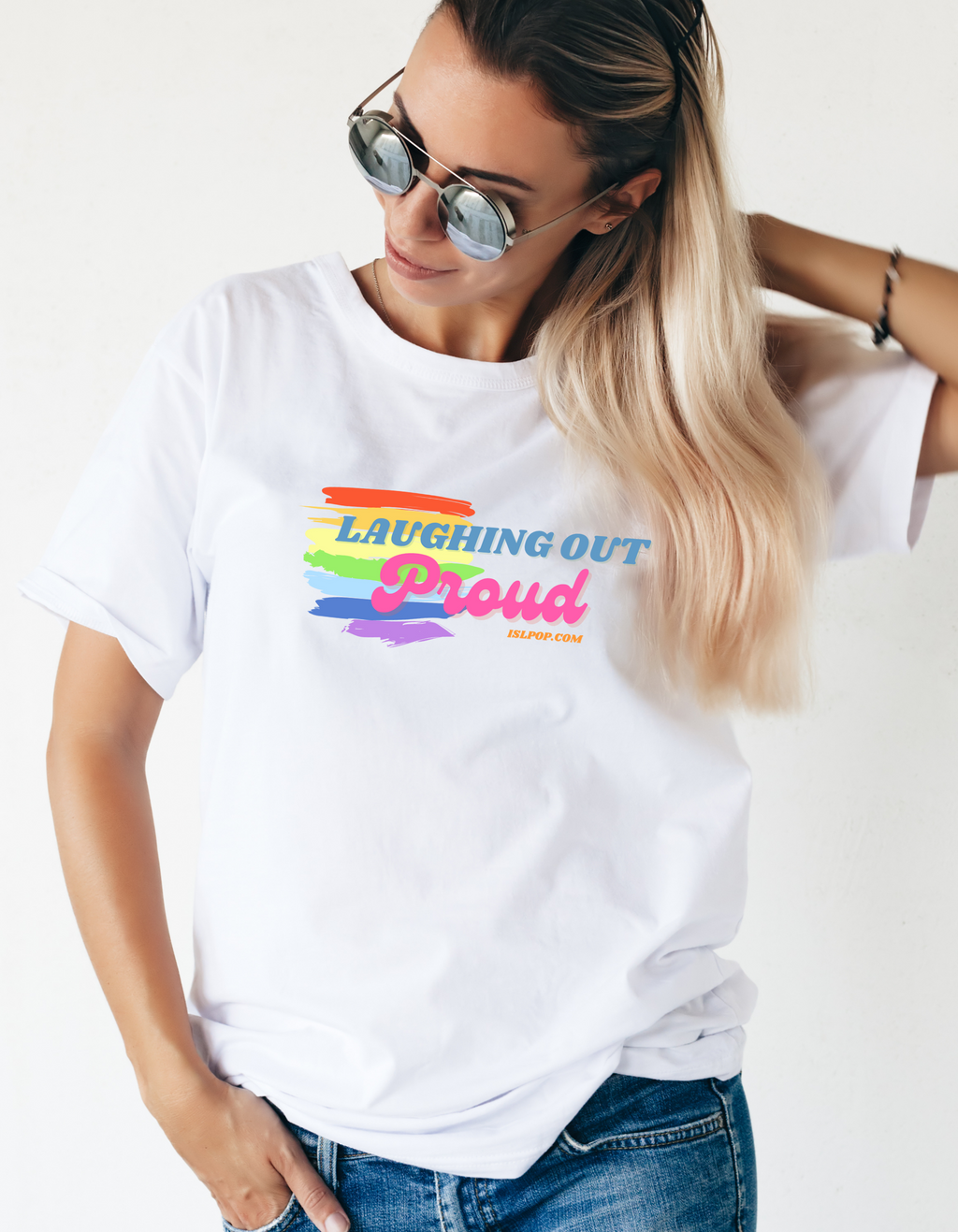 LAUGHING OUT PROUD Unisex Tee