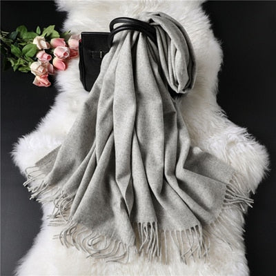 TARANA Virgin Wool Scarf Cashmere Blanket Scarf