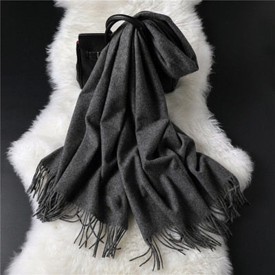 TARANA Virgin Wool Scarf Cashmere Blanket Scarf