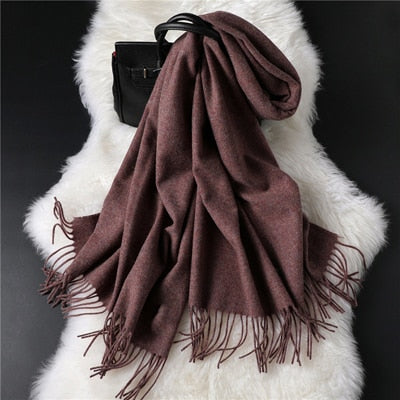 TARANA Virgin Wool Scarf Cashmere Blanket Scarf