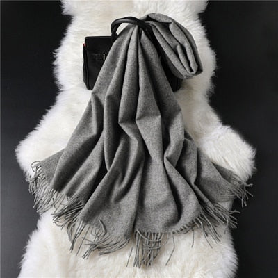 TARANA Virgin Wool Scarf Cashmere Blanket Scarf